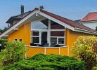 Außenansicht des Ferienhaus Typ D mit der großen Terrasse